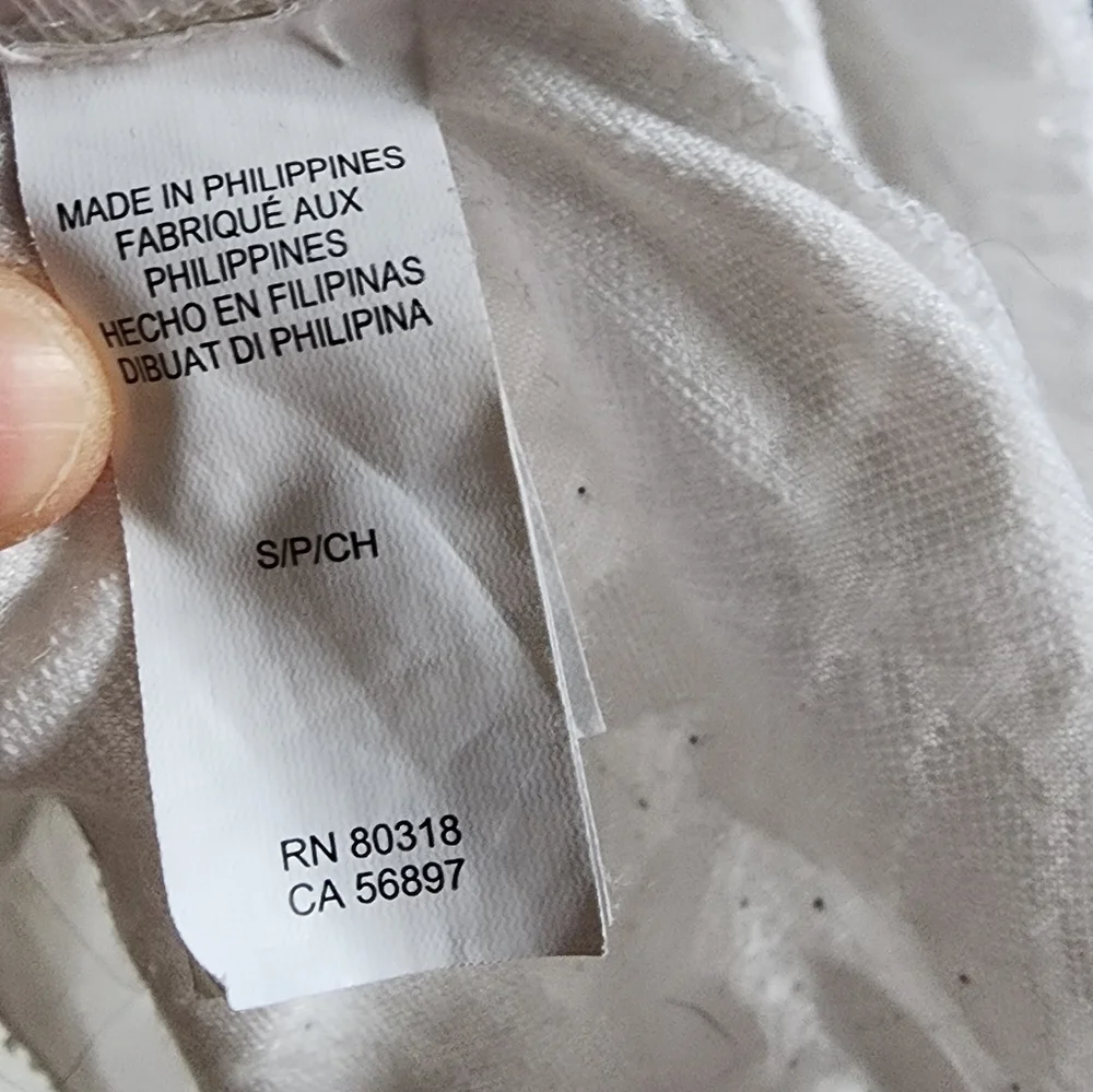 Lucky Brand white flowy top - Picture 3 of 8